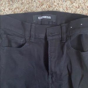 express black ripped skinny jeans